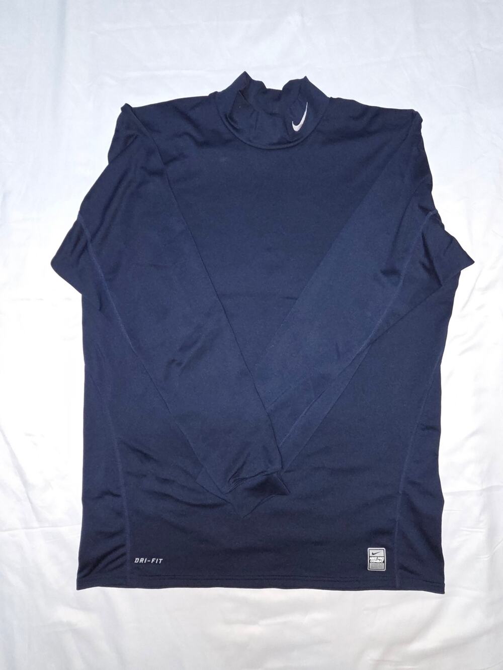 Nike Black Pro Combat Dri-FIT Mock Neck Top